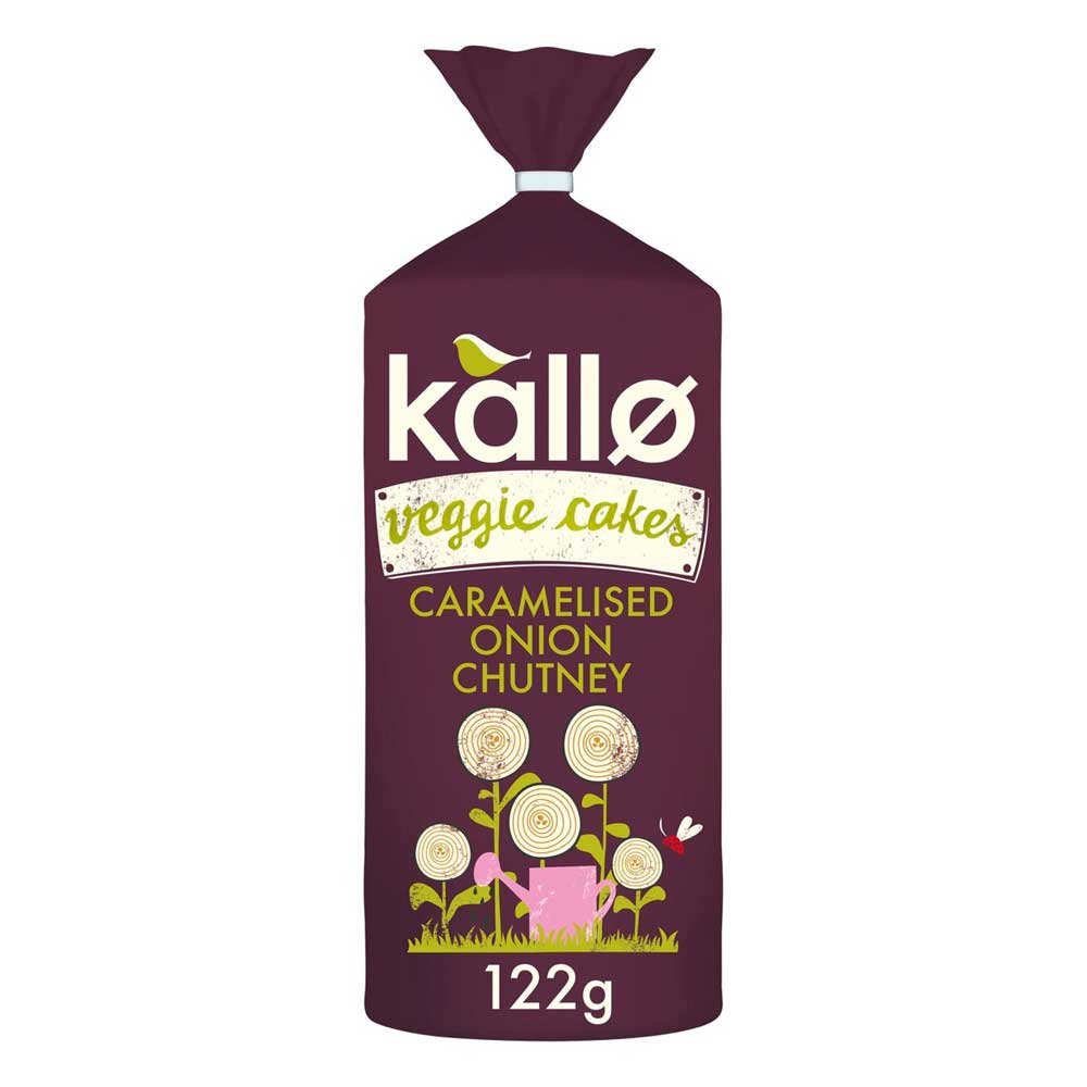 Lentil & Pea Veggie Cakes - Caramelised Onion & Chutney Kall