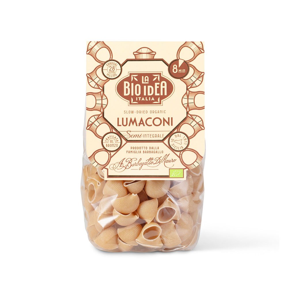 Organic Semi Wholewheat Lumaconi La Bio-Idea 375g
