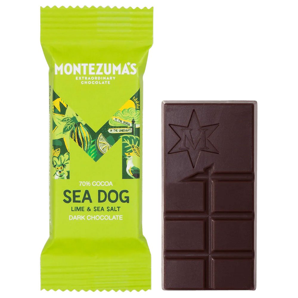 Sea Dog - Dark with Lime & Sea Salt - mini Montezuma 25g