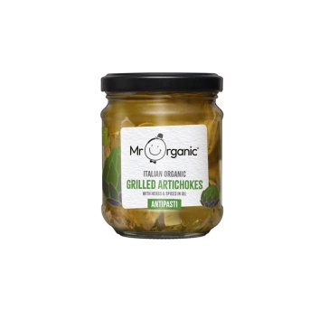 Organic Grilled Artichoke Antipasti Mr Organic 190g