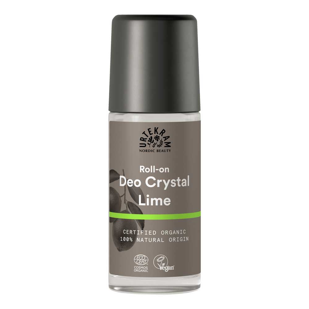Organic Crystal Deodorant - Lime - roll-on Urtekram 50ml