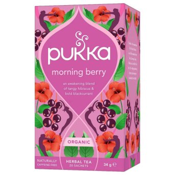 Organic Morning Berry - rooibos, ginseng, blackcurrant Pukka 4x20bags Organic Morning Berry - rooibos, ginseng, blackcurrant Pukka 4x20bags