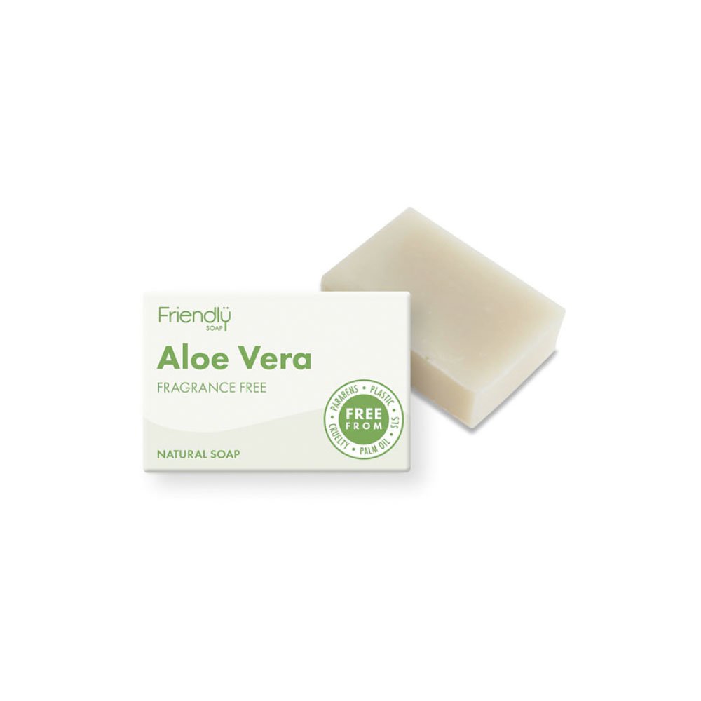 Aloe Vera Soap - Fragrance Free Friendly Soap 95g Aloe Vera Soap - Fragrance Free Friendly Soap 95g