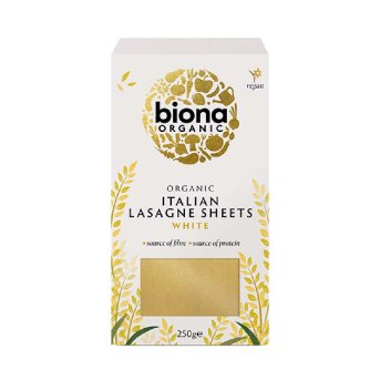 Organic White Lasagne Biona 250g Organic White Lasagne Biona 250g