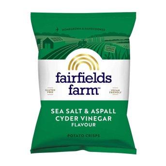 Sea Salt & Aspall Cyder Vinegar Fairfields 40g Sea Salt & Aspall Cyder Vinegar Fairfields 40g