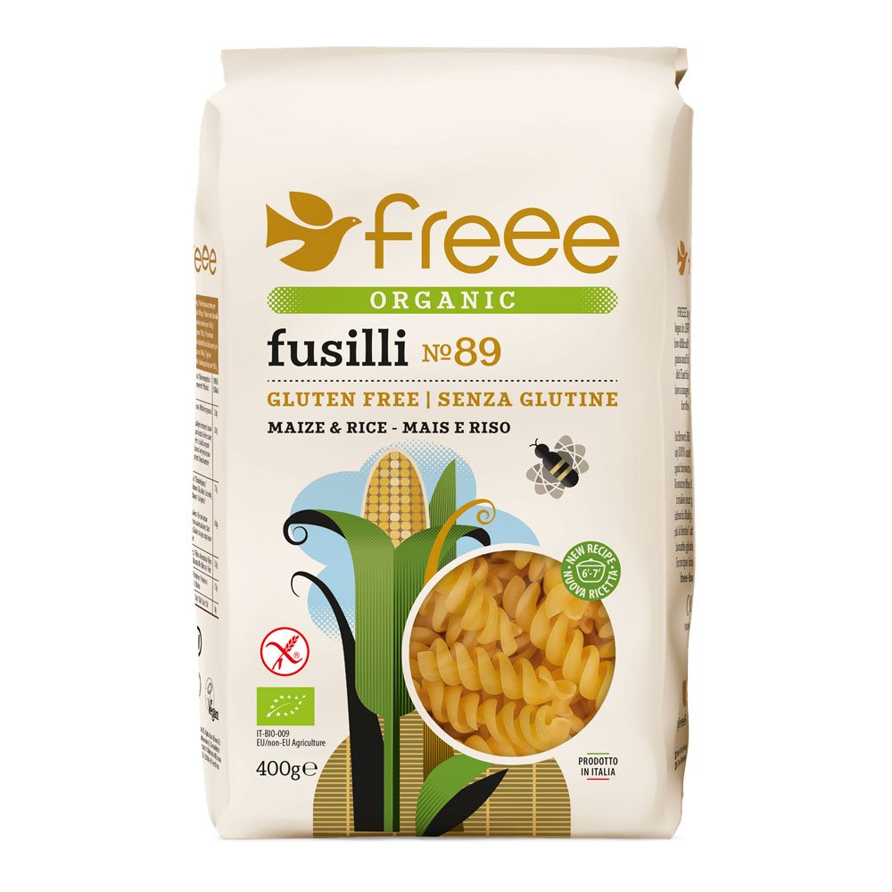 Organic Maize and Rice Fusilli Freee from Doves Farm 400g