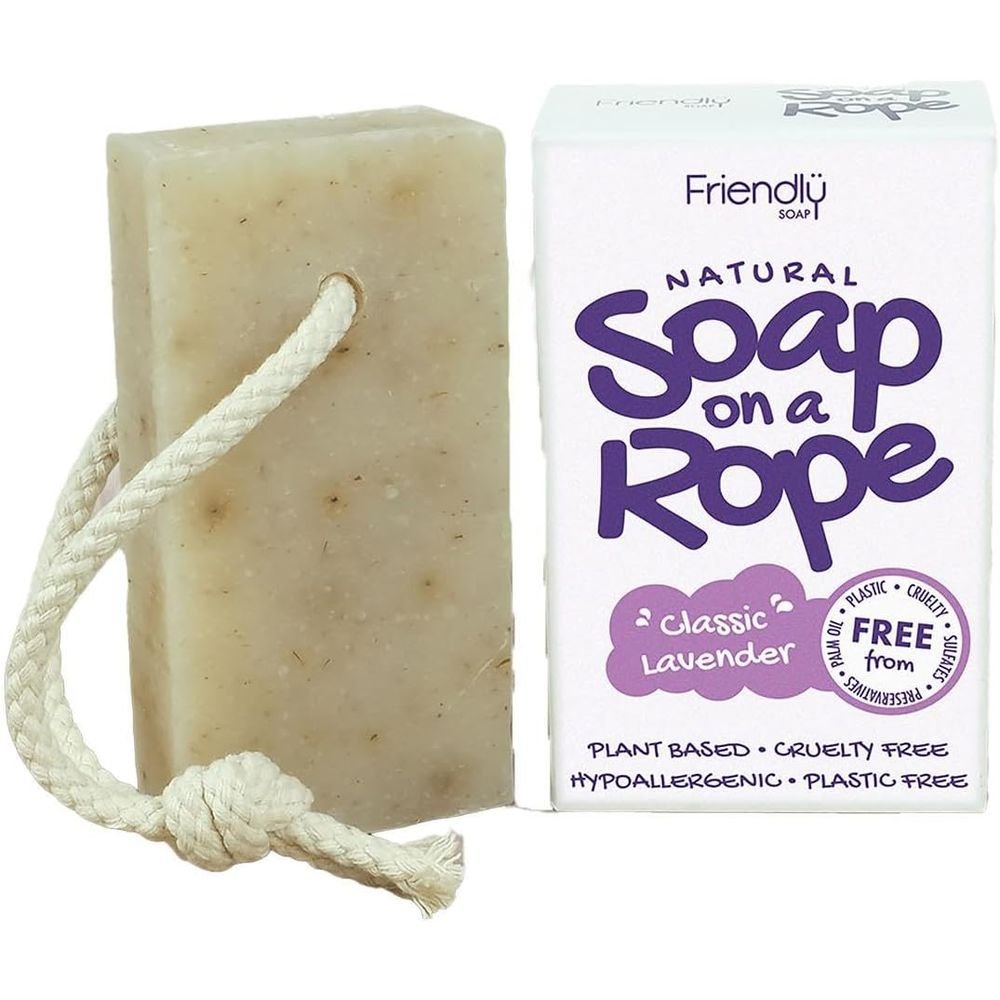 Lavender Soap on a Rope Friendly Soap 6x125g Lavender Soap on a Rope Friendly Soap 6x125g