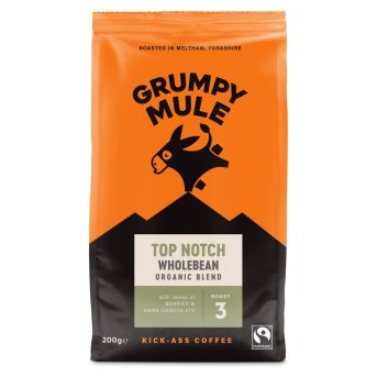 Organic Beans - Top Notch - 3 Grumpy Mule 6x200g