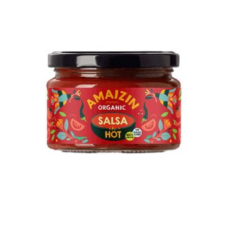 Organic Salsa Chip-Dip - Hot Amaizin 260g Organic Salsa Chip-Dip - Hot Amaizin 260g