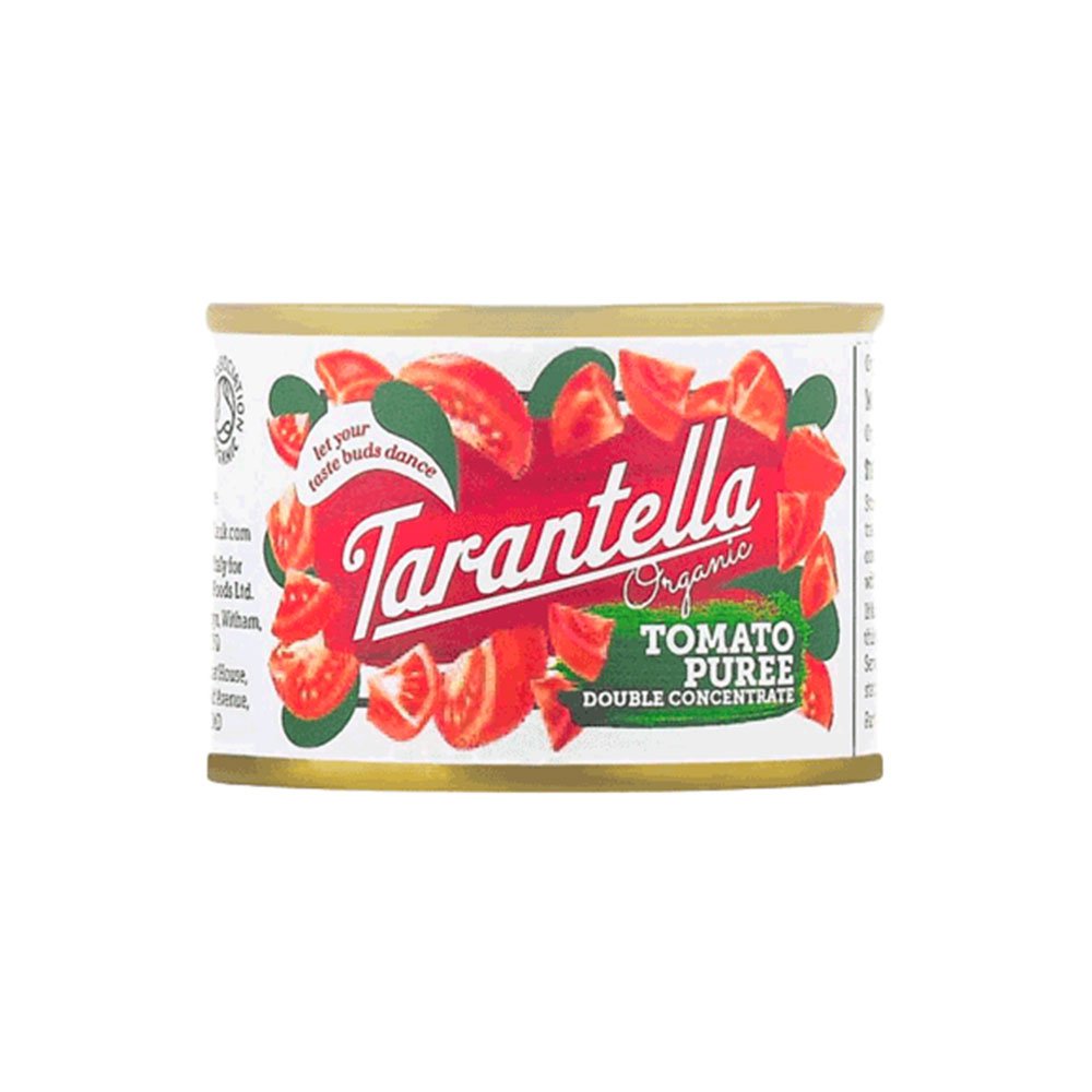 Organic Tomato Purée Double Conc - tin Tarantella 3x70g Organic Tomato Purée Double Conc - tin Tarantella 3x70g