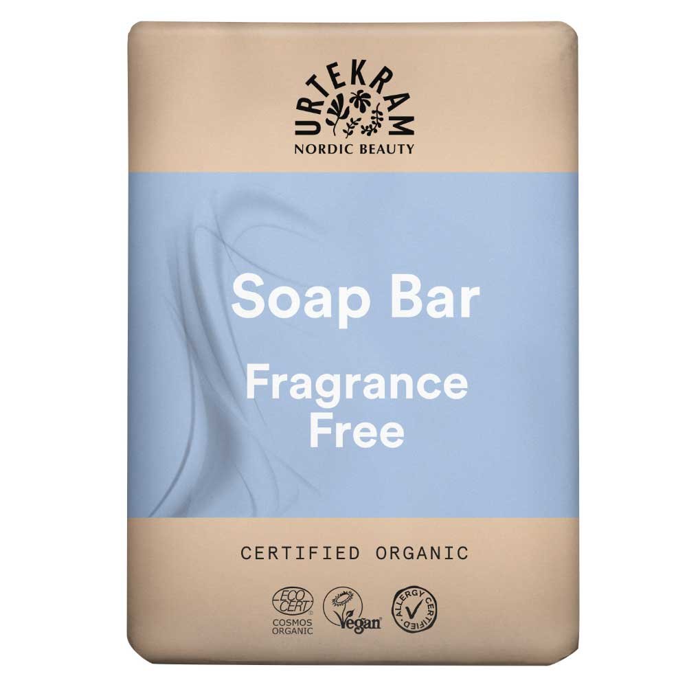 Organic Soap Bar - Fragrance Free Urtekram 100g