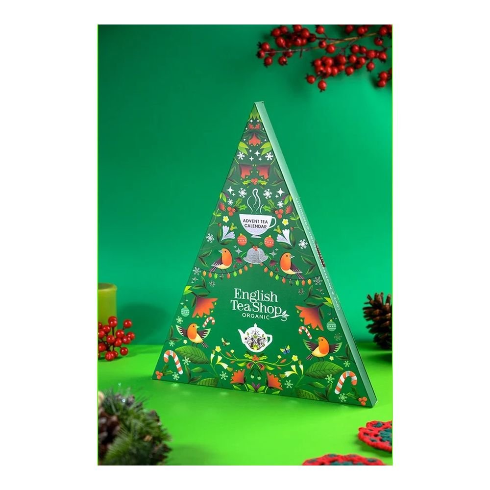 Organic Advent Calendar Triangular - green English Tea Shop 6x304g