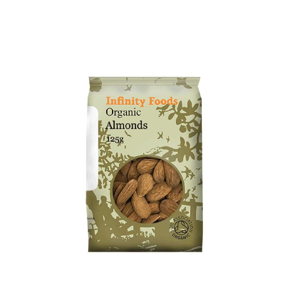 Organic Almonds Infinity Foods 125g