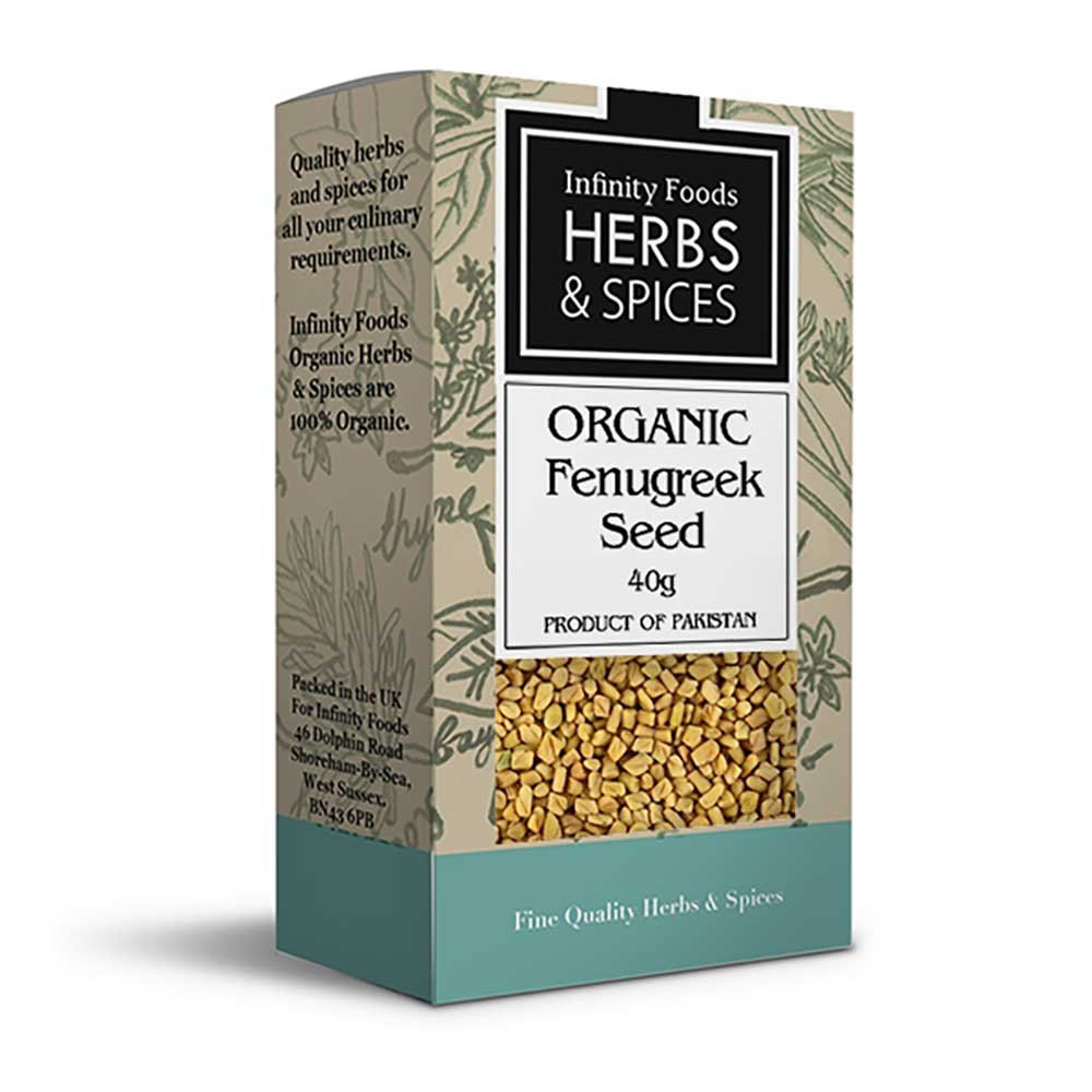 Organic Fenugreek Seed Infinity Foods 40g Organic Fenugreek Seed Infinity Foods 40g