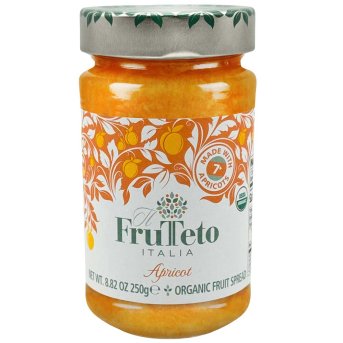 Organic Apricot 100% Fruit Spread FruTeto Italia 250g