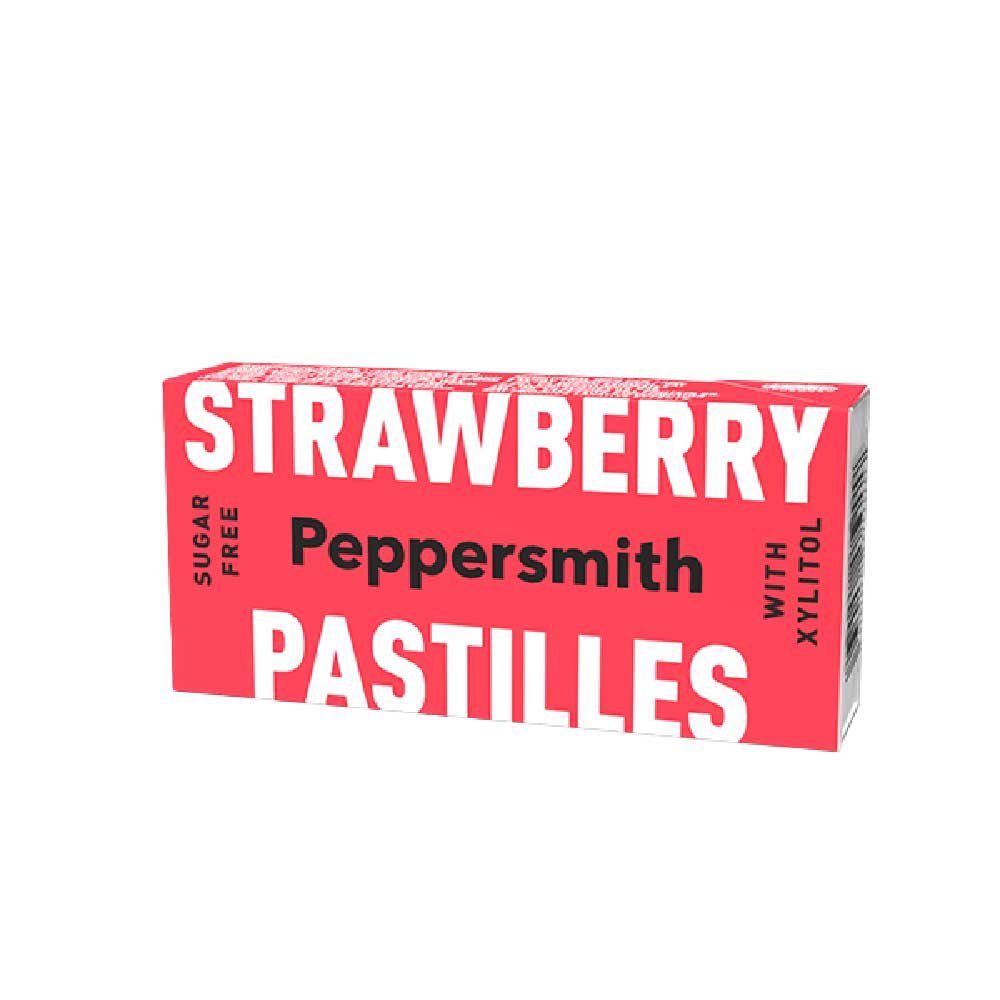 Strawberry Pastilles Peppersmith 15g
