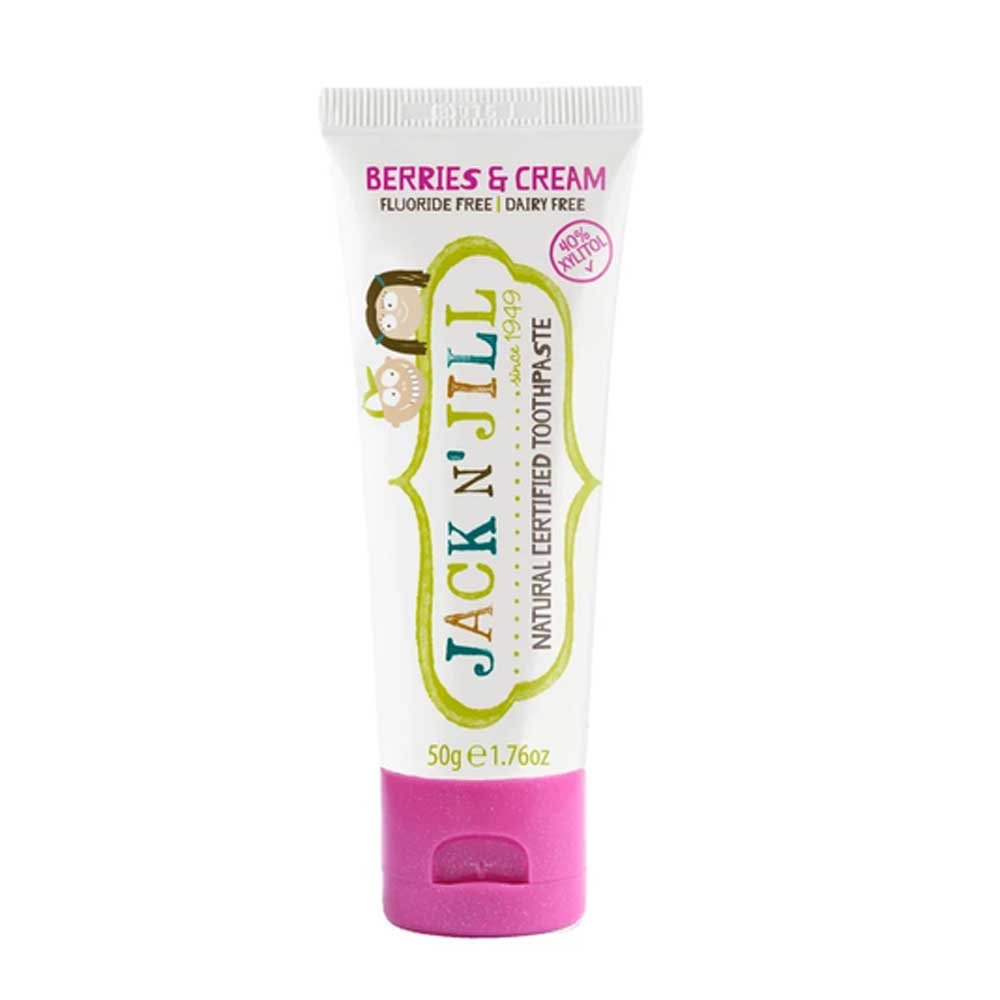 Berries & Cream Toothpaste Jack N'Jill 6x50g Berries & Cream Toothpaste Jack N'Jill 6x50g