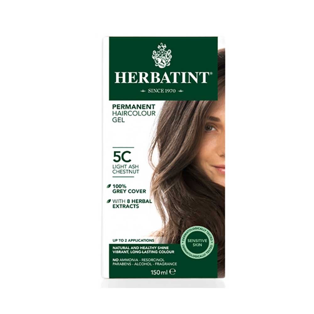 5C - Light Ash Chestnut - Hair Colour Herbatint 1pack