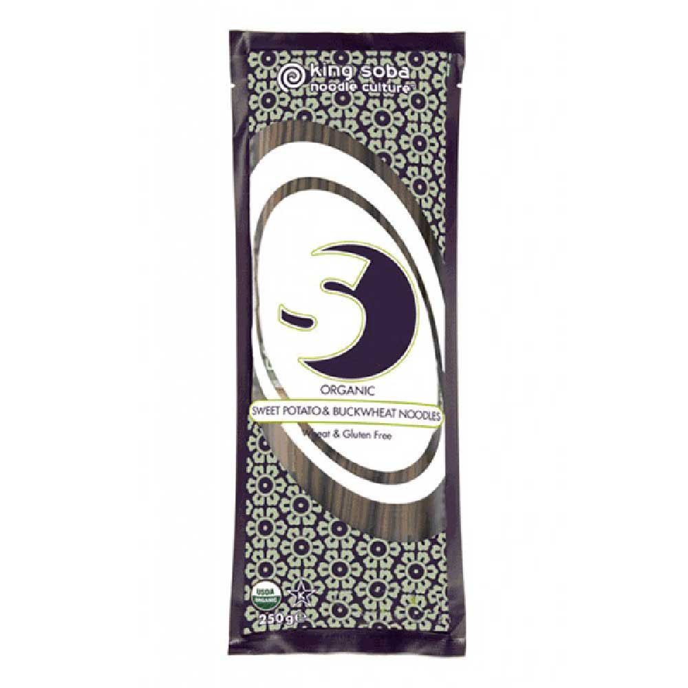 Organic Sweet Potato Buckwheat Noodles King Soba 250g Organic Sweet Potato Buckwheat Noodles King Soba 250g