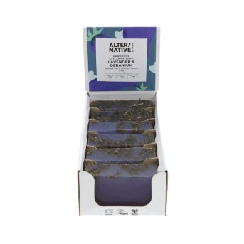 Lavender & Geranium Glycerine Soap Alter-Native by Suma 90g