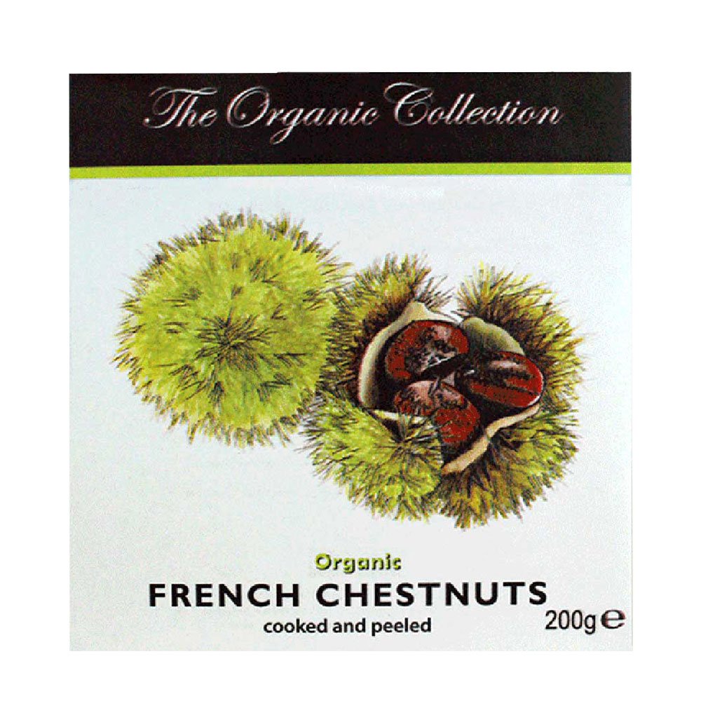 Organic French Chestnuts in a Box Realfoods by Organico 200g