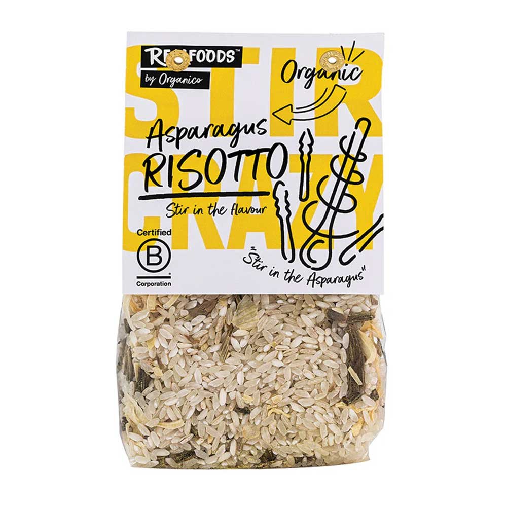 Organic Asparagus Risotto Realfoods by Organico 250g Organic Asparagus Risotto Realfoods by Organico 250g