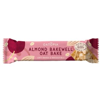 Almond Bakewell Oat Bake Oatopia 15x60g Almond Bakewell Oat Bake Oatopia 15x60g