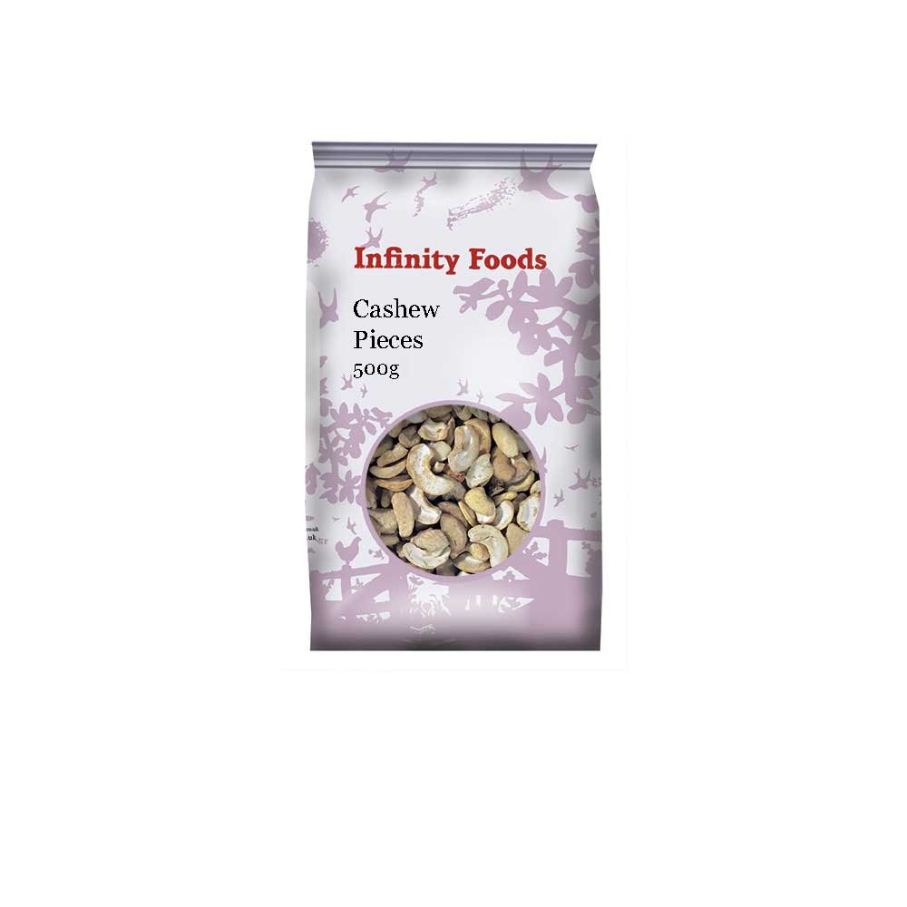 Cashews - large pieces Infinity Foods 500g Cashews - large pieces Infinity Foods 500g