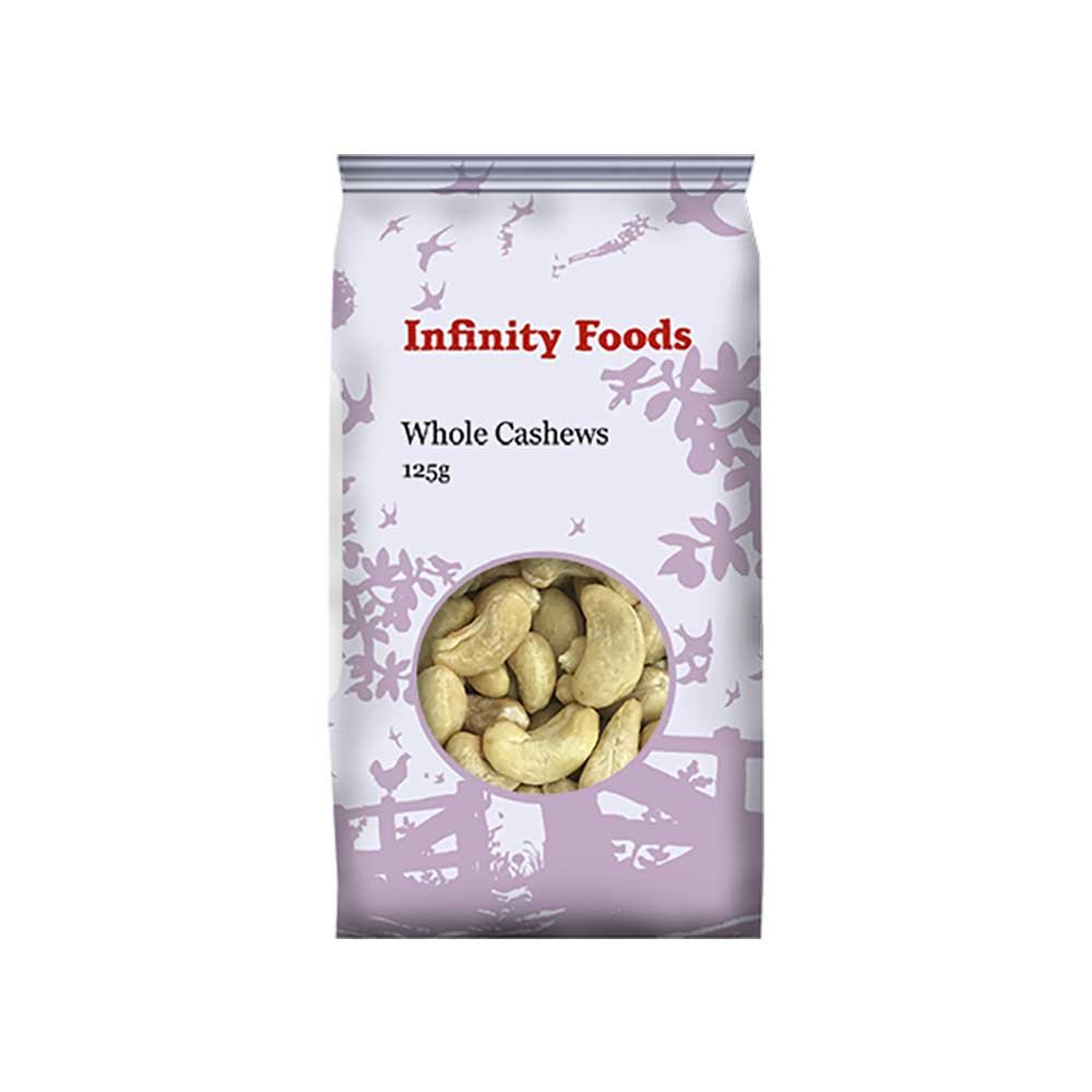 Cashews Whole Infinity Foods 125g Cashews Whole Infinity Foods 125g