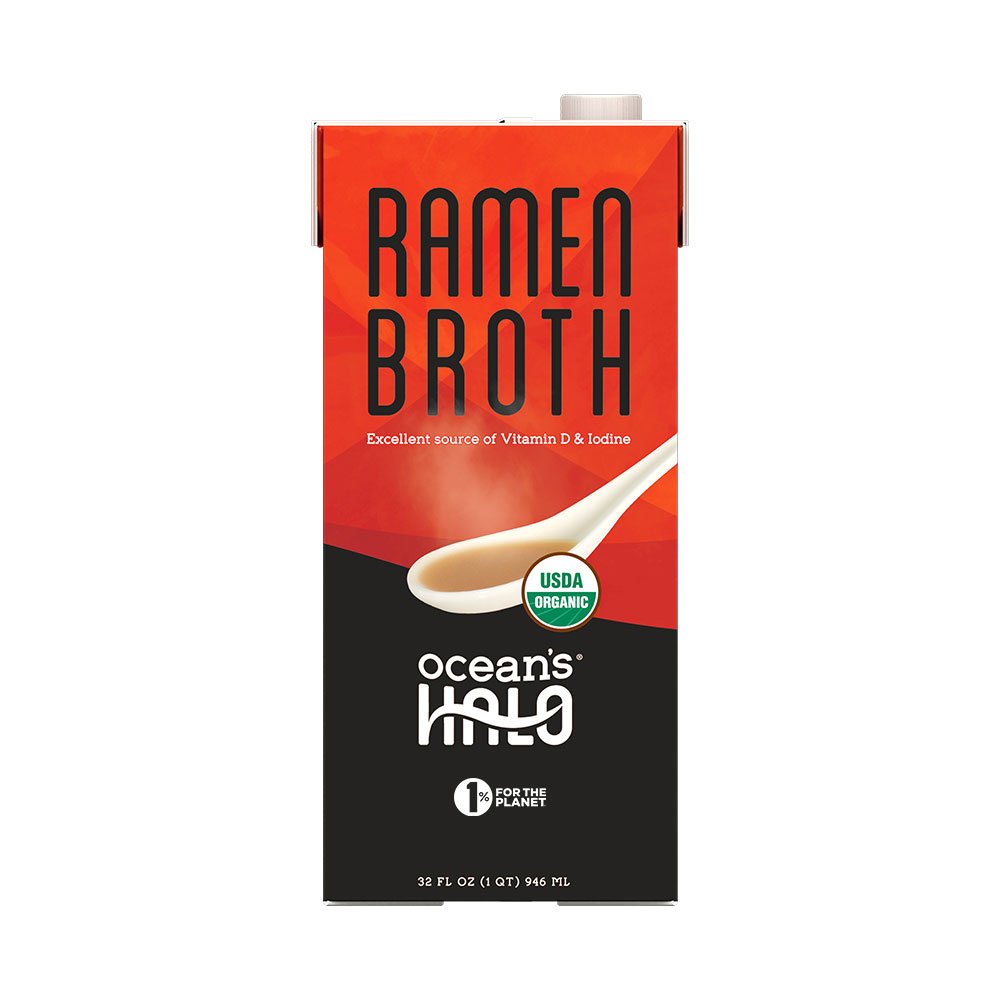 Organic Ramen Broth - tetra Ocean's Halo 946ml Organic Ramen Broth - tetra Ocean's Halo 946ml
