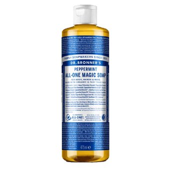 Organic Peppermint Liquid Soap (1/2 case) Dr. Bronner 473ml