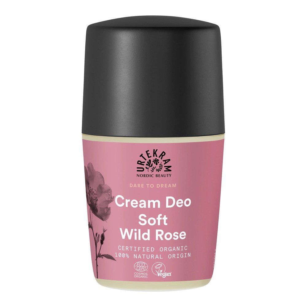 Organic Crystal Deodorant - Rose - roll-on Urtekram 6x50ml