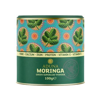 Organic Moringa Green Superleaf Powder - tub - single Aduna 1x100g Organic Moringa Green Superleaf Powder - tub - single Aduna 1x100g