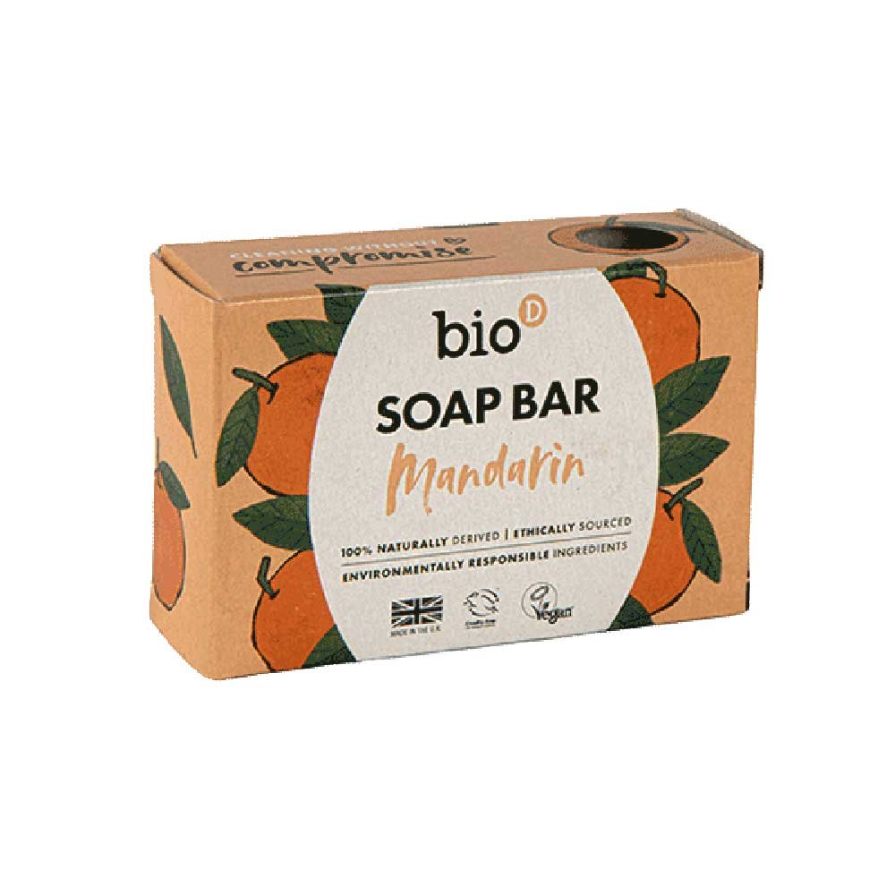 Mandarin Boxed Soap Bar Bio-D 90g Mandarin Boxed Soap Bar Bio-D 90g