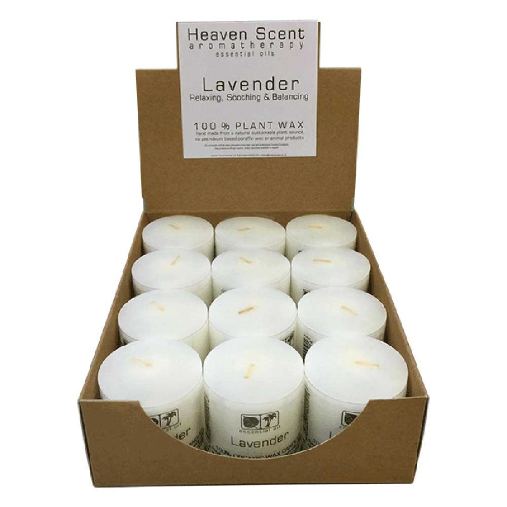 Lavender Essential Oil Candles Heaven Scent 2"x2" Lavender Essential Oil Candles Heaven Scent 2"x2"