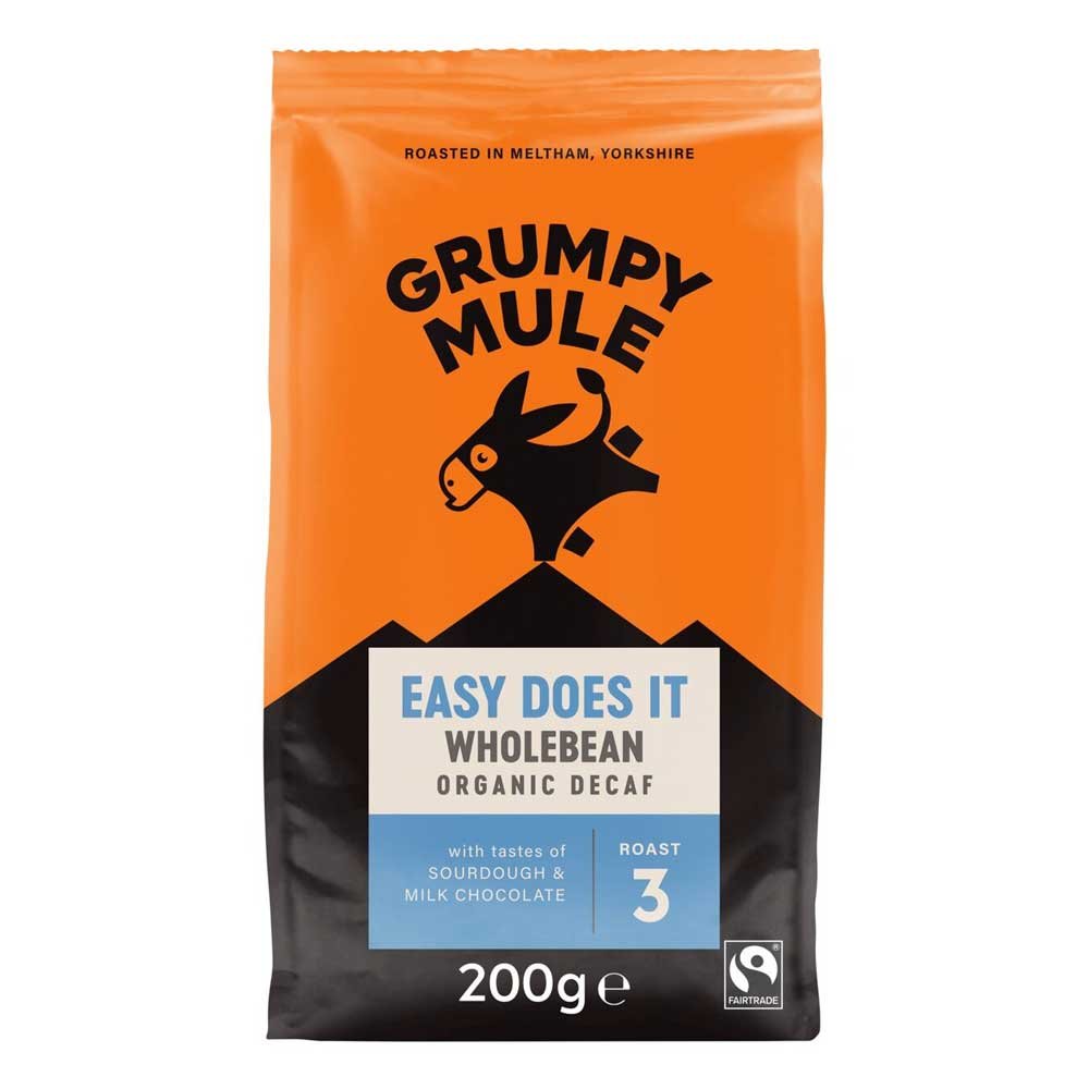 Organic Beans - Easy Does It Decaf - 3 Grumpy Mule 200g