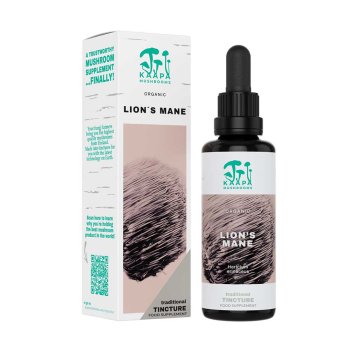Organic Lion's Mane Mushroom Tincture Kaapa Mushrooms 1x50ml