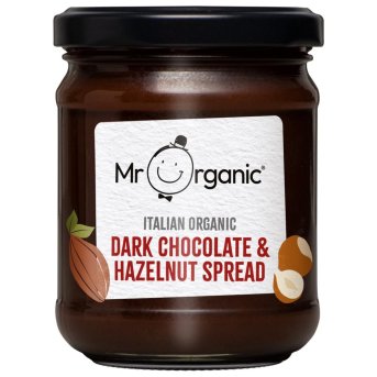 Organic Dark Chocolate Hazel Spread - Vegan Mr Organic 6x200g Organic Dark Chocolate Hazel Spread - Vegan Mr Organic 6x200g