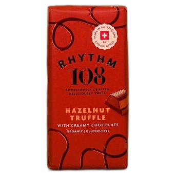 Organic Hazelnut Truffle Filled M*lk Chocolate Tablet Organic Hazelnut Truffle Filled M*lk Chocolate Tablet