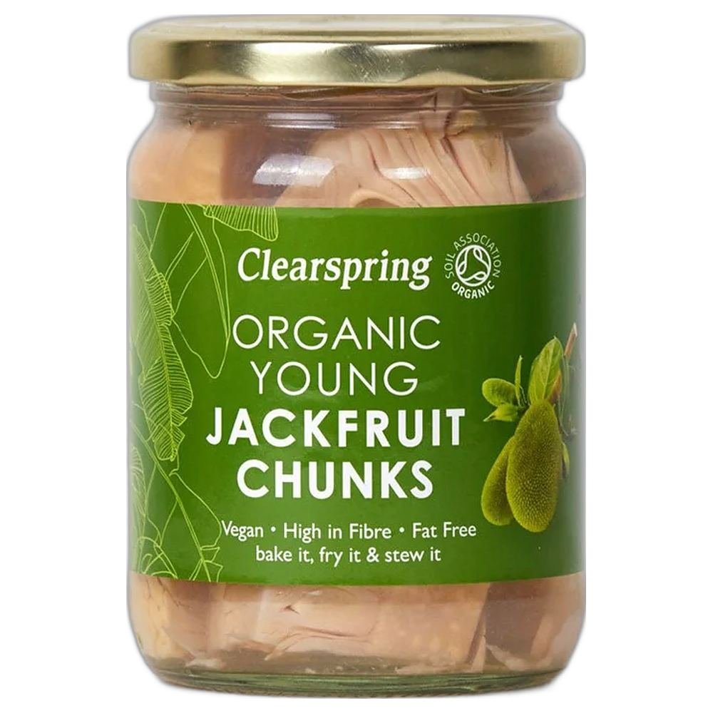Organic Jackfruit (young chunks) in salted water - large Clearspring 6x500g