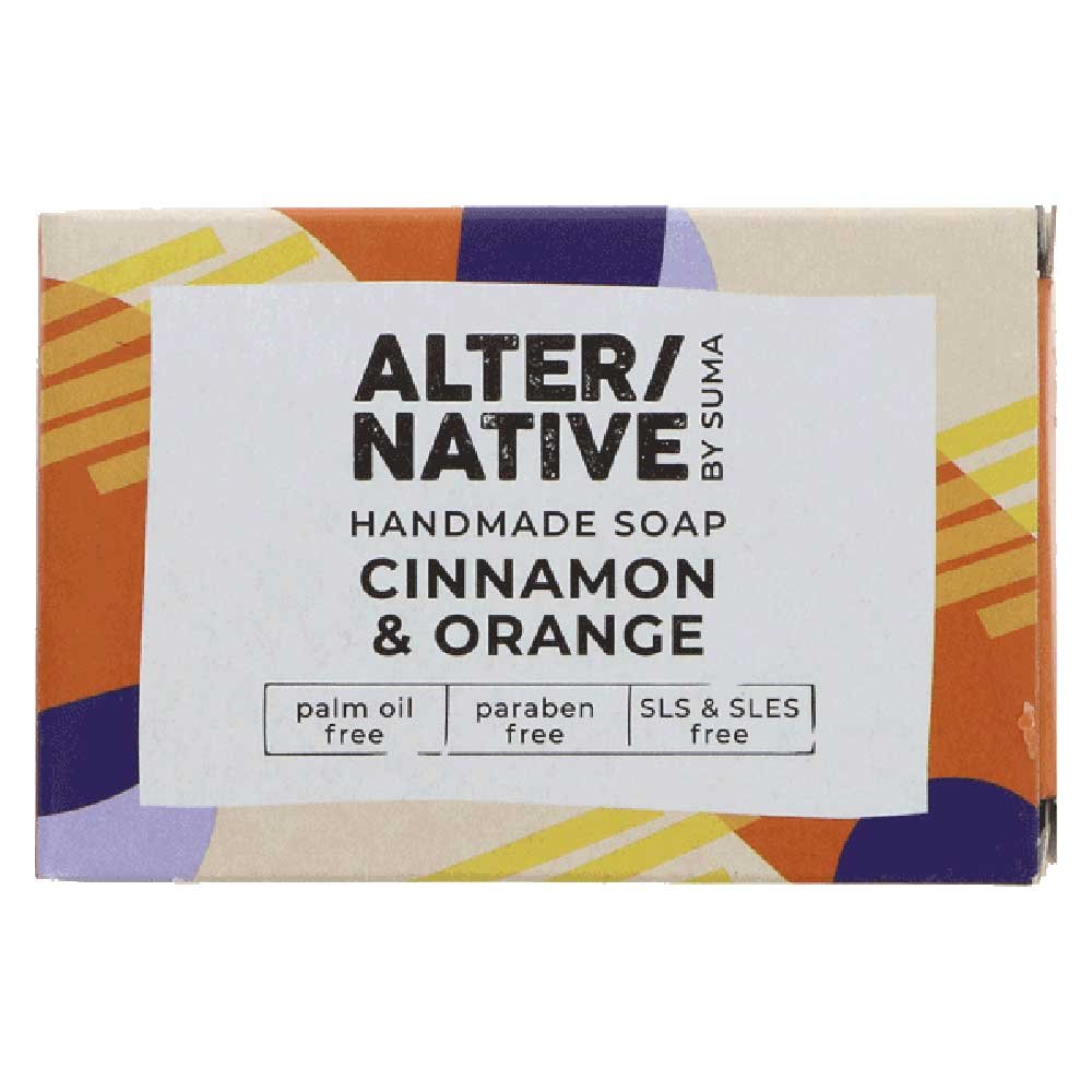 Cinnamon & Orange - boxed soap Alter-Native by Suma 95g