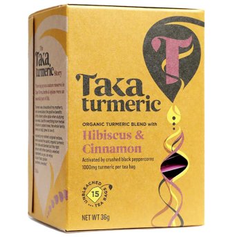 Organic Hibiscus Cinnamon Turmeric Tea Bags Taka Turmeric 15