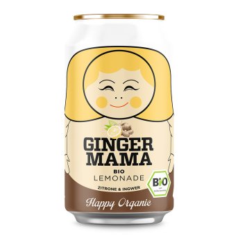 Organic Ginger Mama with Lemon - sparkling Drink Mamas 12x330ml Organic Ginger Mama with Lemon - sparkling Drink Mamas 12x330ml