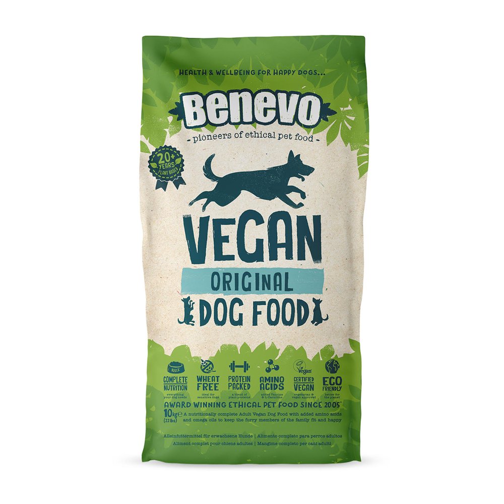Adult Original Vegan Dog Food - bag (now 10kg) Benevo 1x10kg