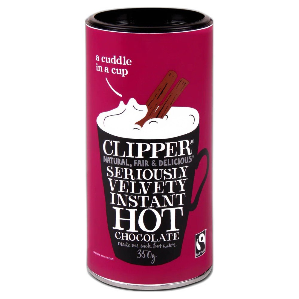 Instant Hot Chocolate - tub Clipper 6x350g Instant Hot Chocolate - tub Clipper 6x350g