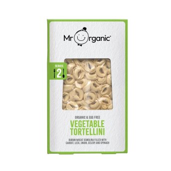 Organic Vegetable Tortellini Mr Organic 10x250g Organic Vegetable Tortellini Mr Organic 10x250g