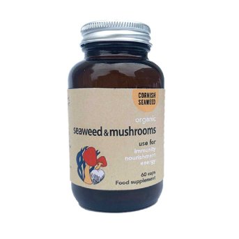 Organic Seaweed & Mushrooms Cornish Seaweed 60cap