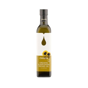 Organic Sunflower Oil - for Frying Clearspring 500ml