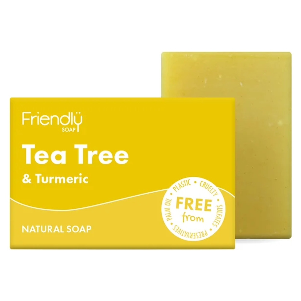 Tea Tree & Turmeric Soap Friendly Soap 6x95g Tea Tree & Turmeric Soap Friendly Soap 6x95g