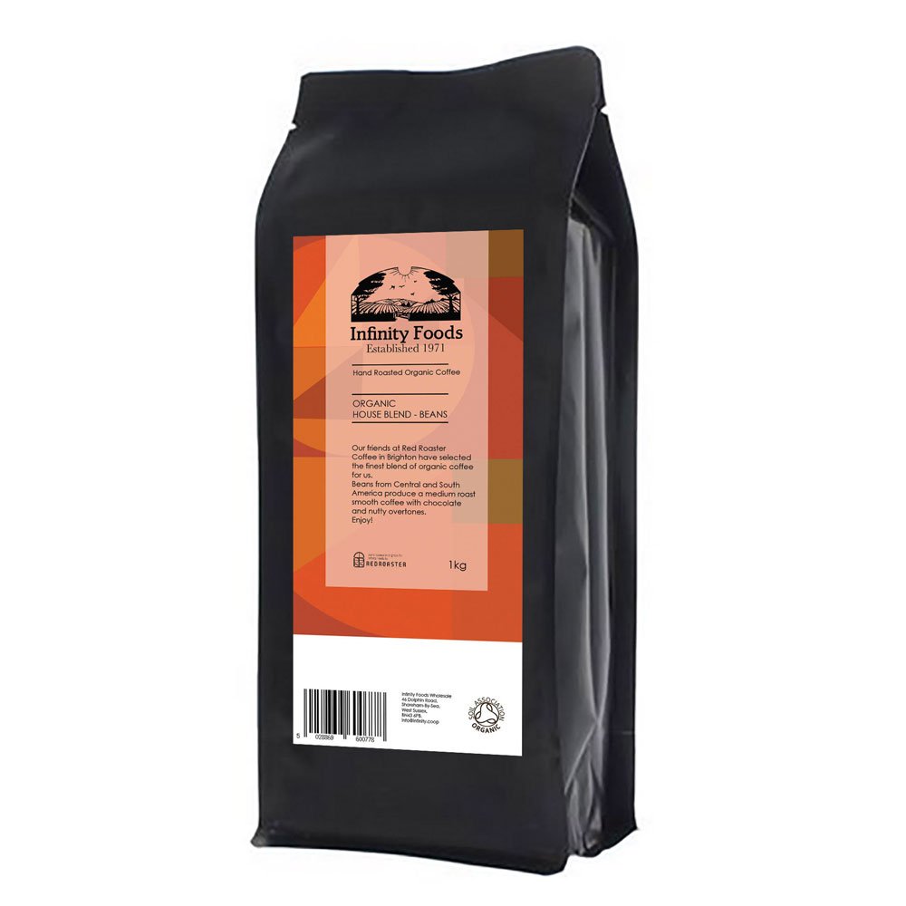 Organic Infinity Blend - wholebean coffee in a bag Infinity 